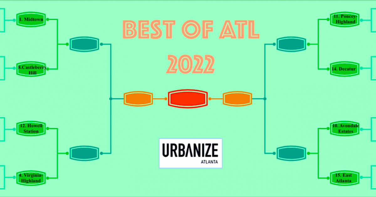 Meet the Best Atlanta Neighborhood 2022 tourney Elite Eight! Urbanize